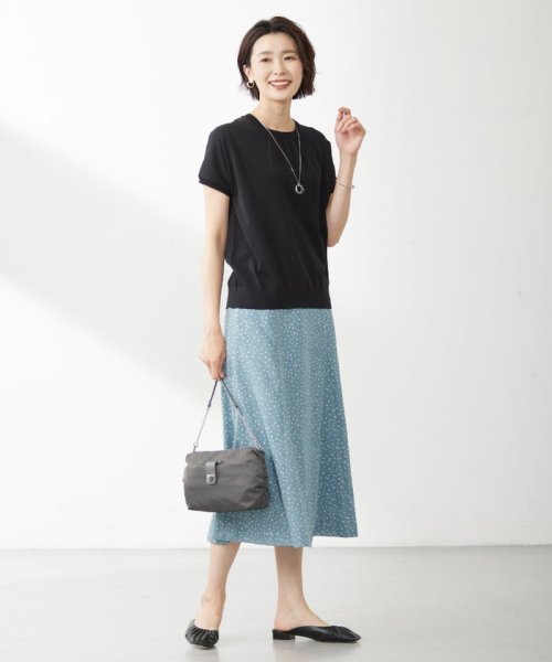 J.PRESS LADIES（LARGE SIZE）(J．プレス　レディス（大きいサイズ）)/【洗える・イージーケア】スパンローンランダムドット スカート/img04