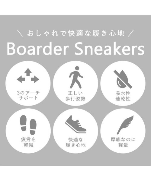 BACKYARD FAMILY(バックヤードファミリー)/GODDESS Boarder Sneakers 厚底スニーカー/img06