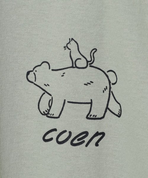 coen(coen)/Ryo　Kaneyasu×コーエンベアプリントTシャツ/img33