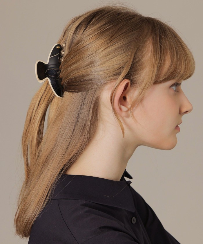 新品未使用：ALEXANDRE DE PARIS for CLANE BROWN ALEXANDRE DE PARIS for CLANE LES CLASSQUES CLICHY CLIP LARGE