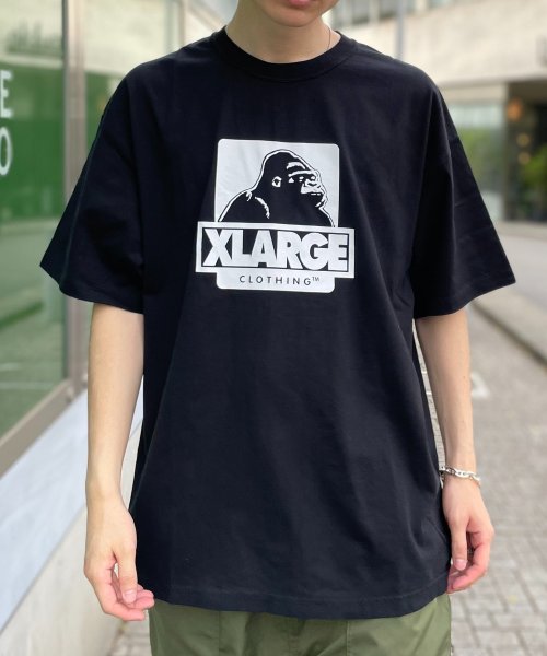 XLARGE(エクストララージ)/【XLARGE / エックスラージ】FRONTSIDE OG S/S TEE OGゴリラ フロント プリント 半袖 Tシャツ 101221011004/img01