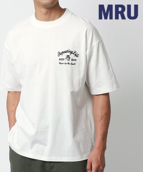 marukawa shonan(marukawa shonan)/【MRU/エムアールユー】コットン100％ ビリヤード ボウリング ルードロゴ刺繍 半袖Tシャツ/メンズ 半袖 トップス カジュアル Tシャツ 綿100 /img76