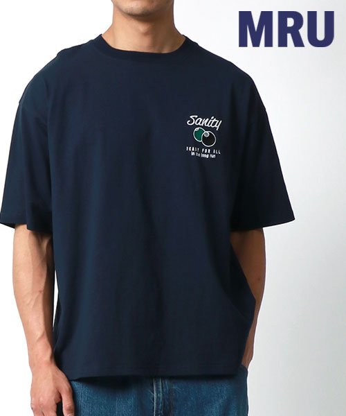 marukawa shonan(marukawa shonan)/【MRU/エムアールユー】コットン100％ ビリヤード ボウリング ルードロゴ刺繍 半袖Tシャツ/メンズ 半袖 トップス カジュアル Tシャツ 綿100 /img98