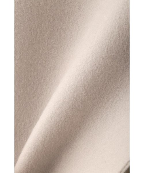 カシミヤ混 2TONE リバーロングコート 