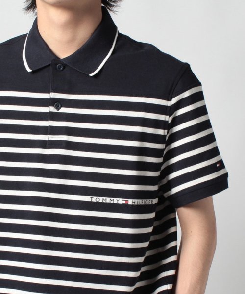 TOMMY HILFIGER(トミーヒルフィガー)/PLACED STRIPE POLO/img05