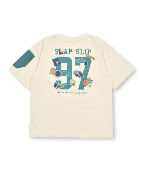 SLAP SLIP(スラップスリップ)/カレッジロゴ風プリント袖ポケット付半袖Tシャツ(90~130cm)/img09
