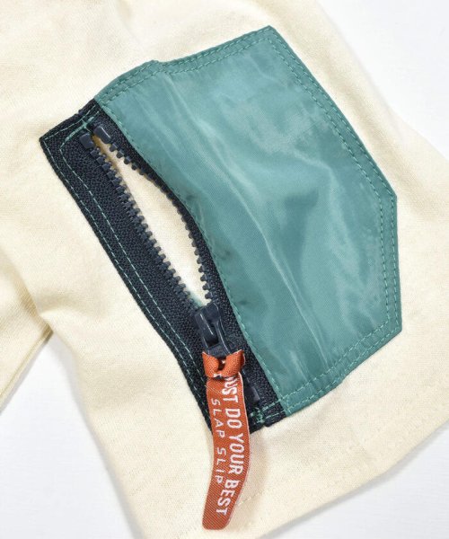SLAP SLIP(スラップスリップ)/カレッジロゴ風プリント袖ポケット付半袖Tシャツ(90~130cm)/img12