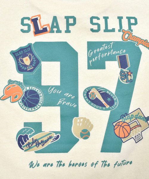 SLAP SLIP(スラップスリップ)/カレッジロゴ風プリント袖ポケット付半袖Tシャツ(90~130cm)/img13