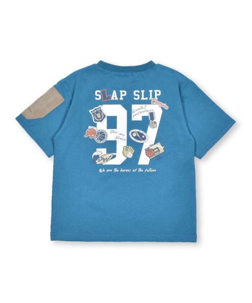 SLAP SLIP(スラップスリップ)/カレッジロゴ風プリント袖ポケット付半袖Tシャツ(90~130cm)/img16