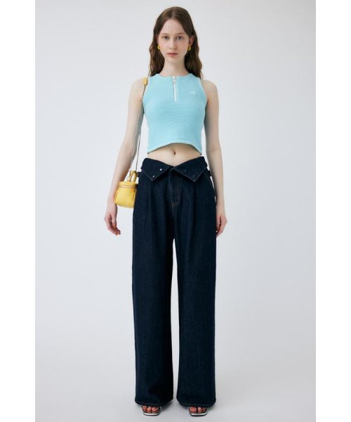 セール】ZIP UP KNIT タンクトップ(505339422) | マウジー(moussy 