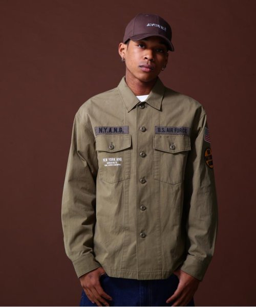 AVIREX(AVIREX)/《COLLECTION》UTILITY SHIRT AIR NATIONAL GUARD / ユーテ/img10