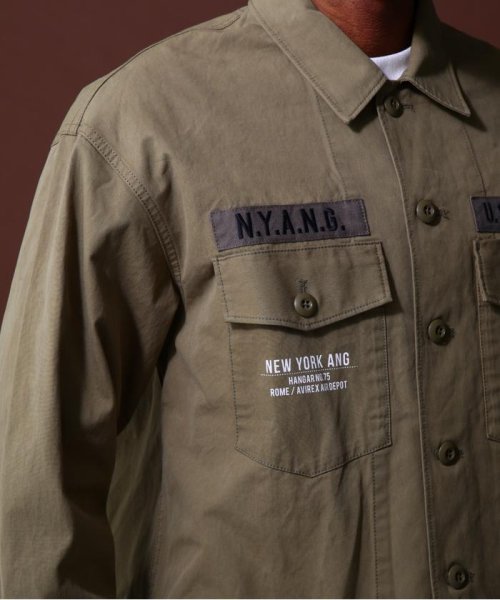 AVIREX(AVIREX)/《COLLECTION》UTILITY SHIRT AIR NATIONAL GUARD / ユーテ/img15