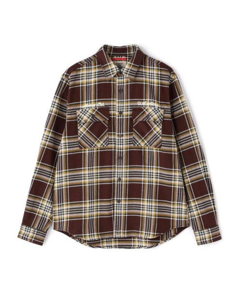 AVIREX(AVIREX)/《COLLECTION》COTTON CHECK EMBROIDERY SHIRT/img10