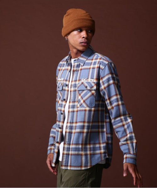 AVIREX(AVIREX)/《COLLECTION》COTTON CHECK EMBROIDERY SHIRT/img13