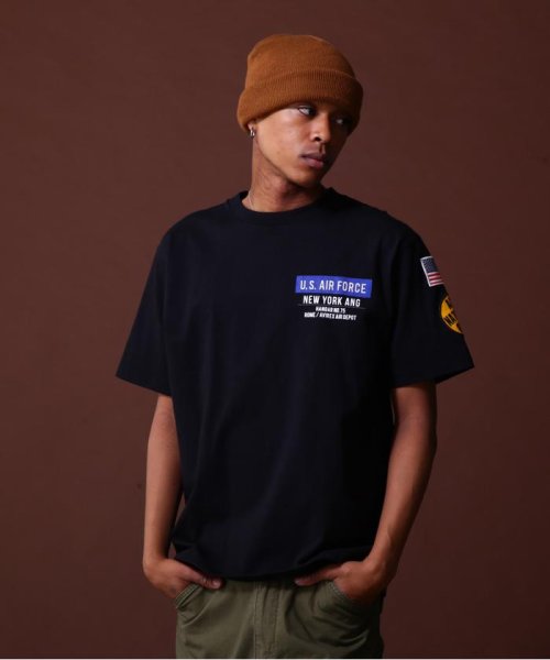 AVIREX(AVIREX)/《COLLECTION》AIR NATIONAL GUARD PATCH T－SHIRT / エアナショナルガード Tシャツ/img01