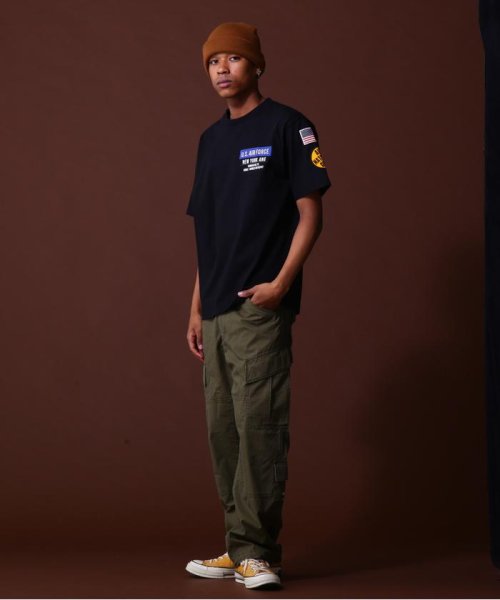 AVIREX(AVIREX)/《COLLECTION》AIR NATIONAL GUARD PATCH T－SHIRT / エアナショナルガード Tシャツ/img03