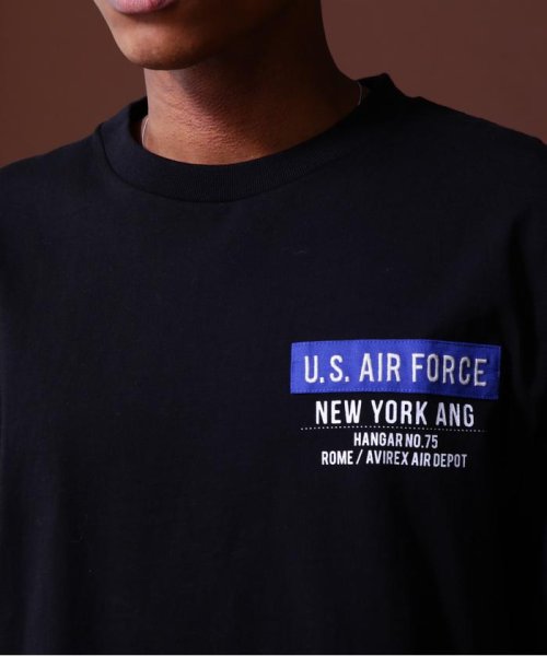 AVIREX(AVIREX)/《COLLECTION》AIR NATIONAL GUARD PATCH T－SHIRT / エアナショナルガード Tシャツ/img06