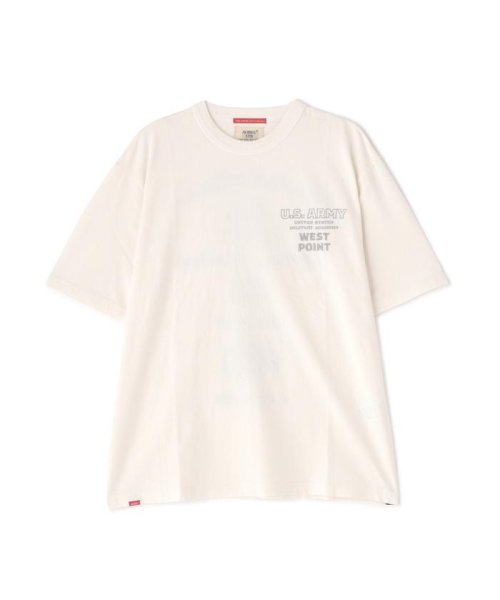 AVIREX(AVIREX)/《COLLECTION》WEST POINT EMBROIDERY FADE WASH T－SHIRT /ウェストポイント エンブロイダリー/img04