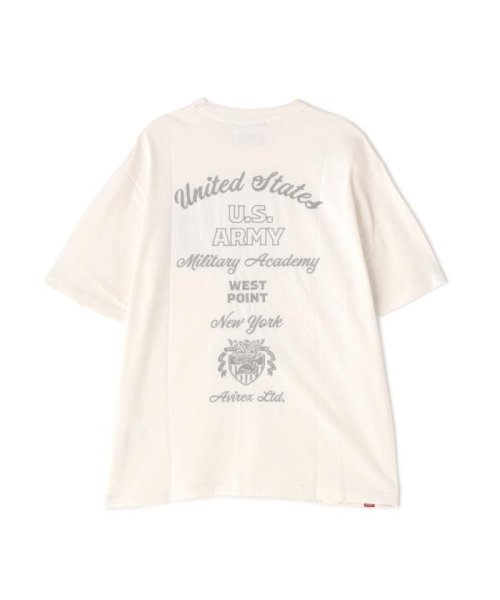 AVIREX(AVIREX)/《COLLECTION》WEST POINT EMBROIDERY FADE WASH T－SHIRT /ウェストポイント エンブロイダリー/img05