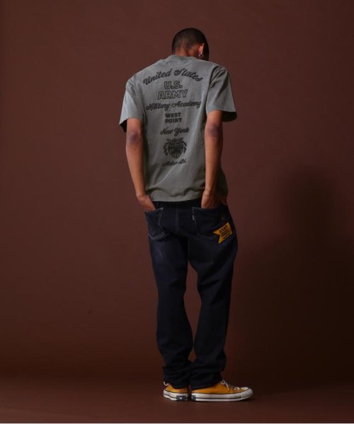AVIREX(AVIREX)/《COLLECTION》WEST POINT EMBROIDERY FADE WASH T－SHIRT /ウェストポイント エンブロイダリー/img14