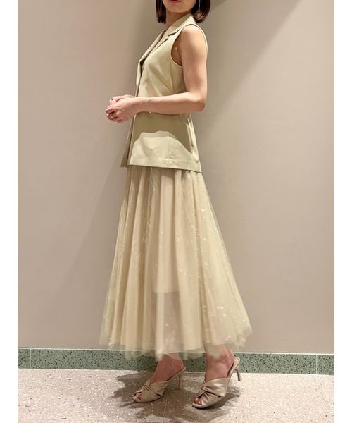 ジレ×チュールスカート SET UP(505339992)｜阪急百貨店公式通販サイト