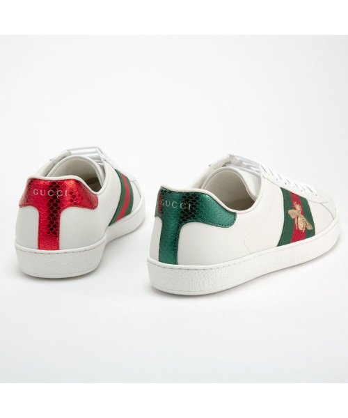 GUCCI(グッチ)/グッチ GUCCI スニーカー エース メンズ シューズ エース エンブロイダリー ローカット ACE BEE ビー 白 カジュアル ホワイト 26～29.0c/img04