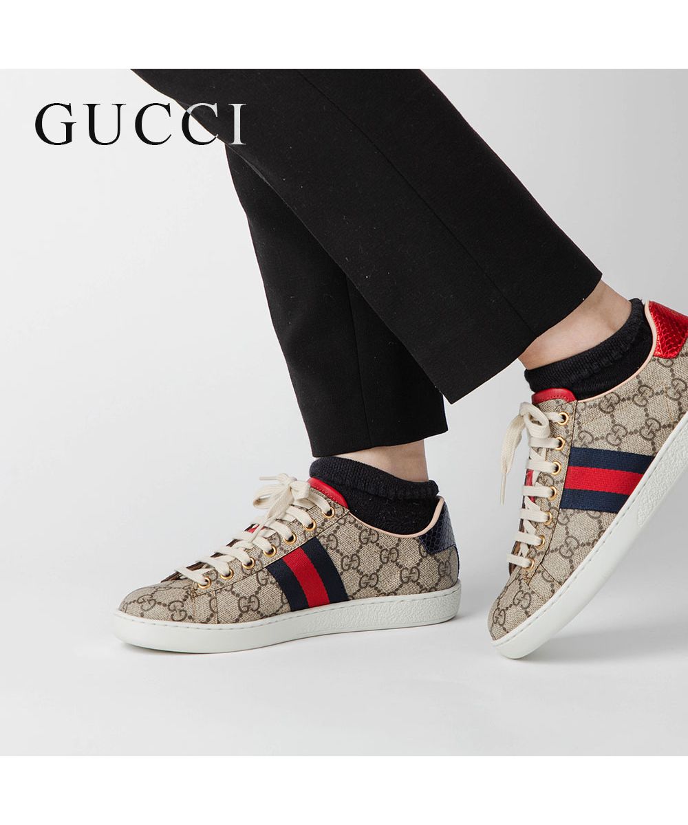 セール】グッチ GUCCI 499410 96G50 スニーカー エース レディース