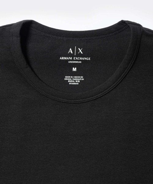 ARMANI EXCHANGE(アルマーニエクスチェンジ)/アルマーニ エクスチェンジ ARMANI EXCHANGE 956005 Tシャツ メンズ トップス 2枚セット 半袖 クルーネック ロゴT カジュアル シンプ/img11