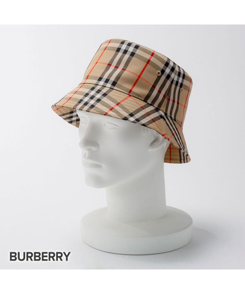 BURBERRY(バーバリー)/バーバリー BURBERRY 80269271 2 PANEL BUCKET HAT レディース バケットハット アーカイブベージュ ハット 帽子 つば広 XS/img01