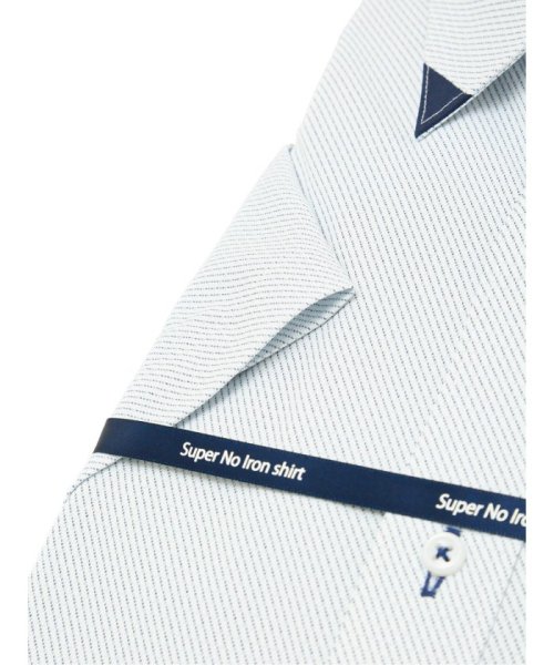 TAKA-Q(タカキュー)/ノーアイロン ストレッチ 360度全方向に伸びる 吸水速乾 スタンダードフィット ワイドカラー半袖ニット 半袖 シャツ メンズ ワイシャツ ビジネス yシャツ /img02