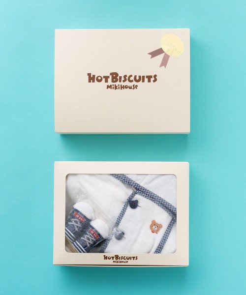 MIKI HOUSE HOT BISCUITS(ミキハウスホットビスケッツ)/【ギフト】ポンチョ＆ソックスセット(BOX付)/img04