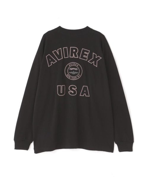 AVIREX(AVIREX)/《直営店限定》L/S VARSITY LOGO T－SHIRT/ バーシティロゴTシャツ/img13