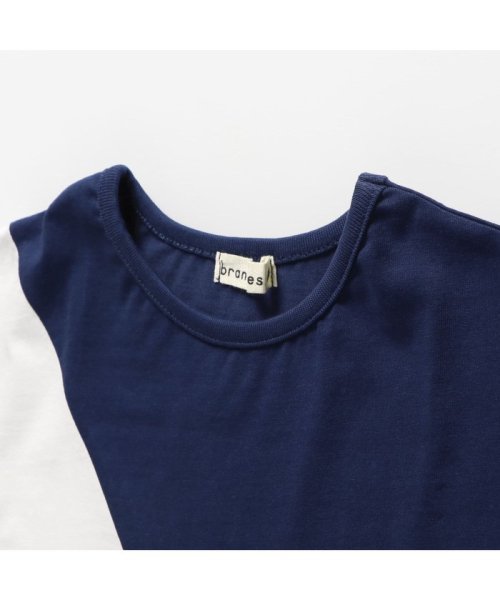 BRANSHES(ブランシェス)/【WEB限定】切替配色半袖Tシャツ/img10