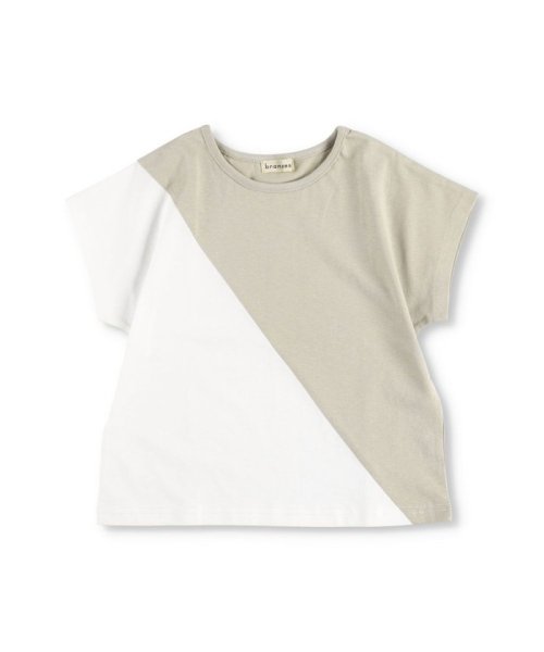BRANSHES(ブランシェス)/【WEB限定】切替配色半袖Tシャツ/img26