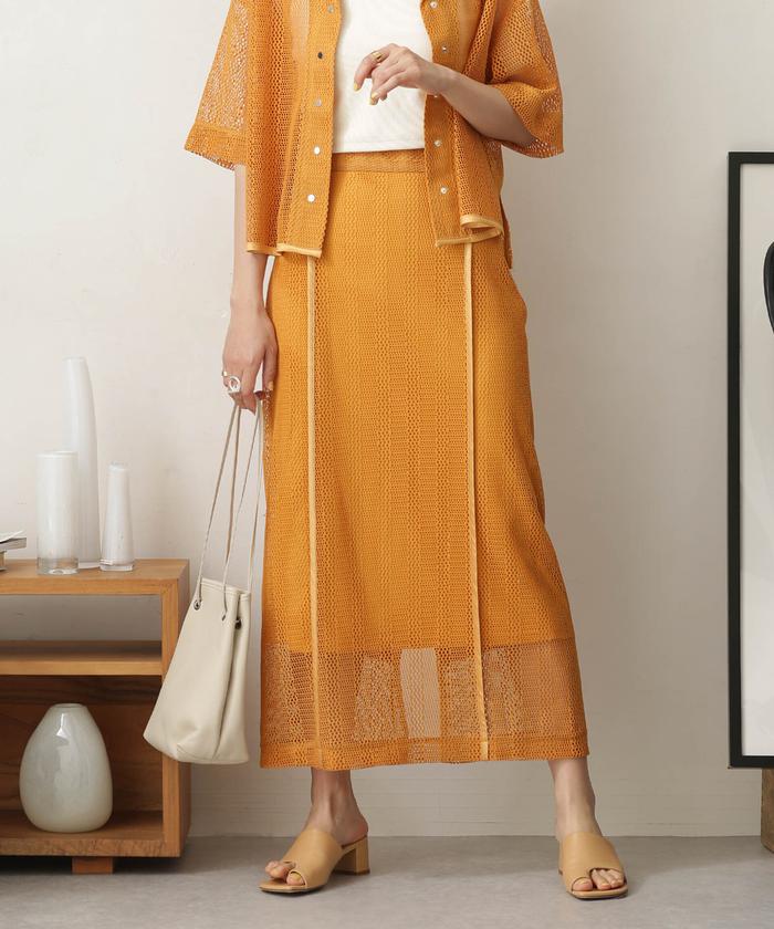 WEB限定】レースブラウス付きサテンロングドレス 総レース 薔薇 レース