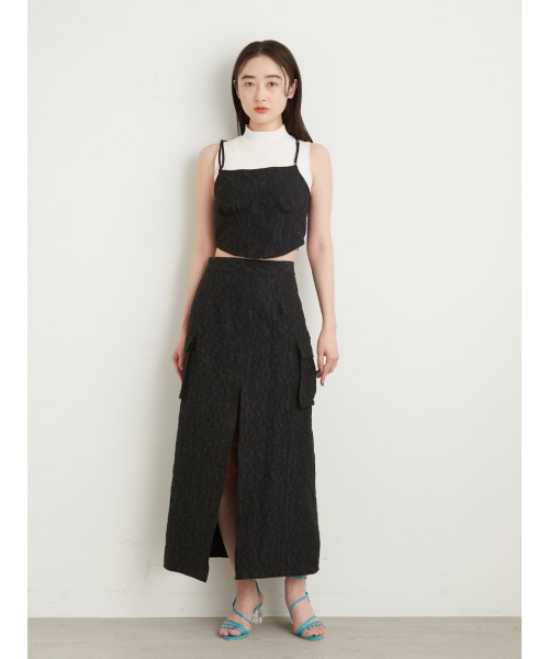 EXCENTRIQUE フラワーレースコルセット　ライラック EXCENTRIQUE フラワーレースコルセット ライラック