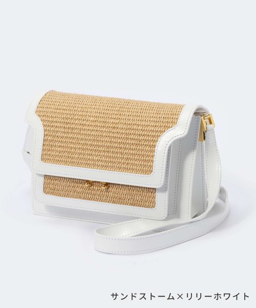 マルニ MARNI SBMP0103Q0 P3860 ショルダーバッグ レディース バッグ ミニバッグ トランクソフトミディアム 斜め掛け 肩掛け TRUNK バッグ