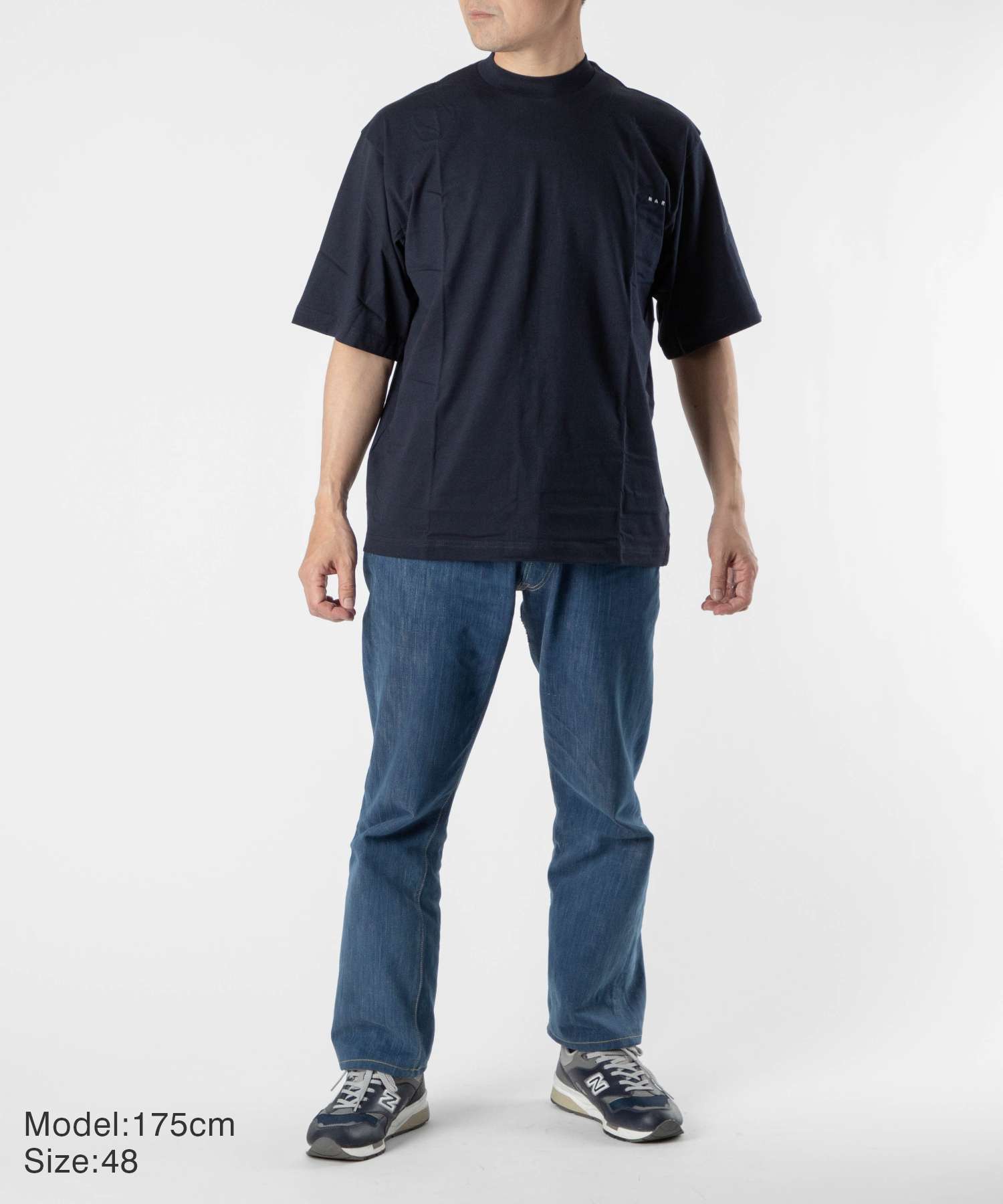 【コムドットやまと着用】MARNI シンプルロゴTシャツ　48