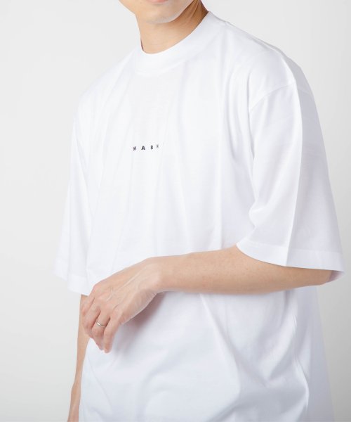 MARNI(マルニ)/マルニ MARNI HUMU0223P1 USCS87 Tシャツ メンズ レディース トップス 半袖 ロゴ カットソー 白 カジュアル クルーネック シンプル /img06