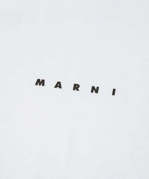 MARNI(マルニ)/マルニ MARNI HUMU0223P1 USCS87 Tシャツ メンズ レディース トップス 半袖 ロゴ カットソー 白 カジュアル クルーネック シンプル /img14