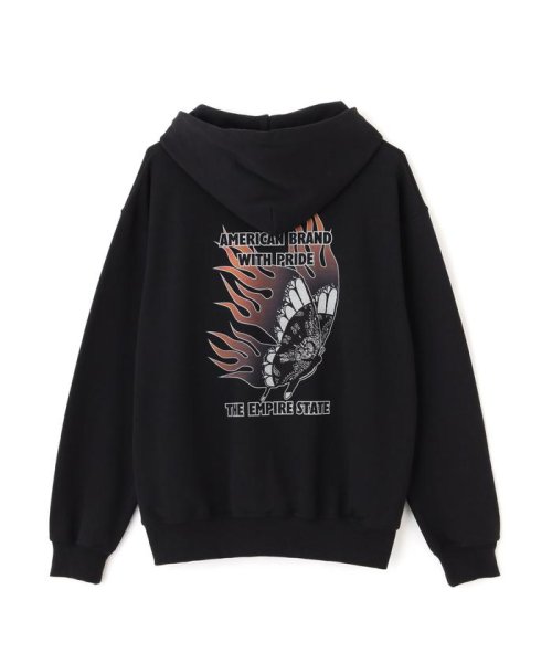 Schott(ショット)/HOODED SWEAT FIRE BUTTERFLY/ファイアーバタフライ パーカー/img13