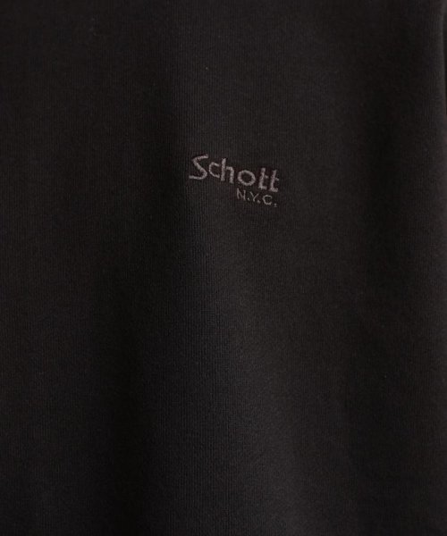 Schott(ショット)/MOCK NECK SWEAT BASIC LOGO/モックネックスウェット ベーシックロゴ/img04