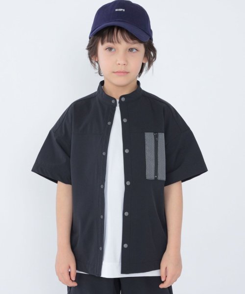 SHIPS KIDS(シップスキッズ)/SHIPS KIDS:100～130cm /〈UVカット/吸水速乾〉ナイロン ドライ シャツ/img10