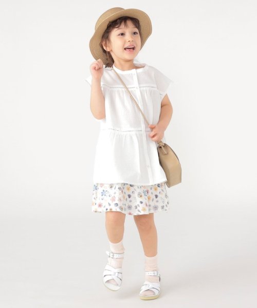 SHIPS KIDS(シップスキッズ)/SHIPS KIDS:100～130cm / ウェーブ ストライプ チュニック/img02