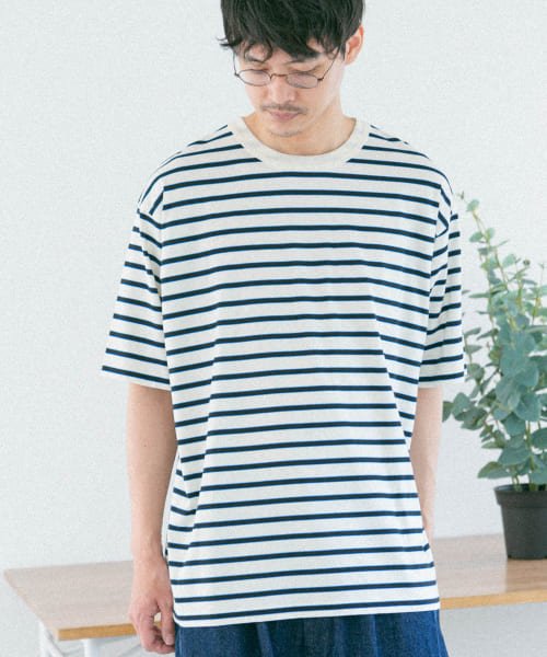 URBAN RESEARCH DOORS(アーバンリサーチドアーズ)/FORK&SPOON　ラダーボーダーTシャツ/img36