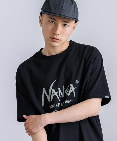 Rocky Monroe(ロッキーモンロー)/NANGA ナンガ Tシャツ 半袖 メンズ レディース コラボ オーバーサイズ ビッグシルエット ルーズ ワイド ゆったり バス フィッシング クルーネック リ/img09