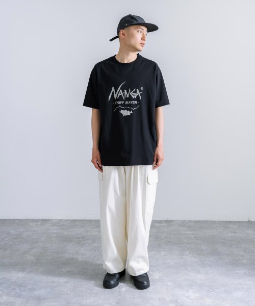 Rocky Monroe(ロッキーモンロー)/NANGA ナンガ Tシャツ 半袖 メンズ レディース コラボ オーバーサイズ ビッグシルエット ルーズ ワイド ゆったり バス フィッシング クルーネック リ/img25