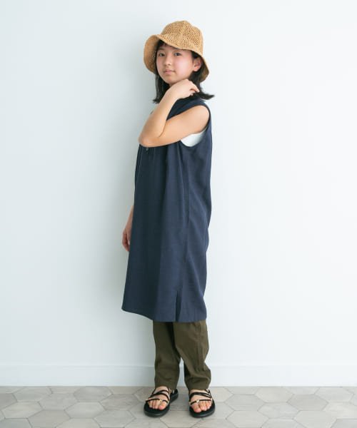 URBAN RESEARCH DOORS（Kids）(アーバンリサーチドアーズ（キッズ）)/『WEB/一部店舗限定』リネンレーヨンノースリーブワンピース(KIDS)/img09