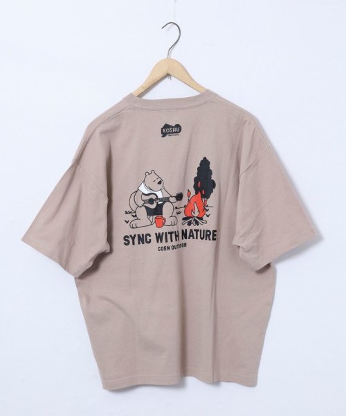 coen(coen)/KOSHU×COENコラボ　アウトドアモチーフTシャツ/img25