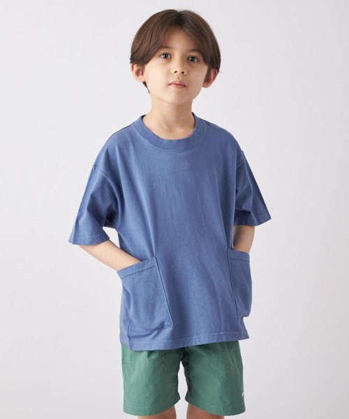 SHIPS any WOMEN(シップス　エニィ　ウィメン)/SHIPS any: ”COTTON USA” キャンプポケット クルーネック Tシャツ<KIDS>/img13